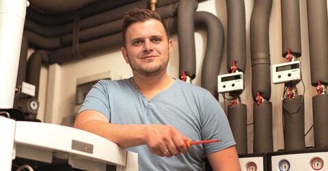 Werden Sie als Handwerker oder Installateur Partner von EWE Wärme+.